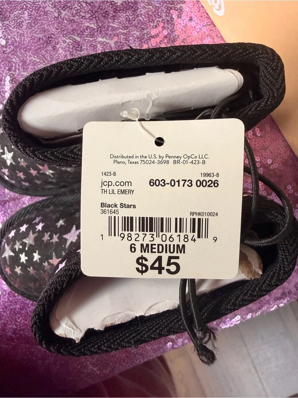 Toddler Black Star Boots - 6M